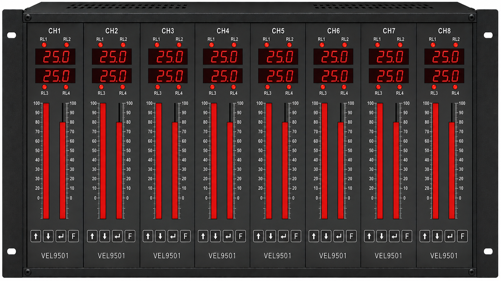 19 Inch Rack type multi channel Vibration Monitoring System