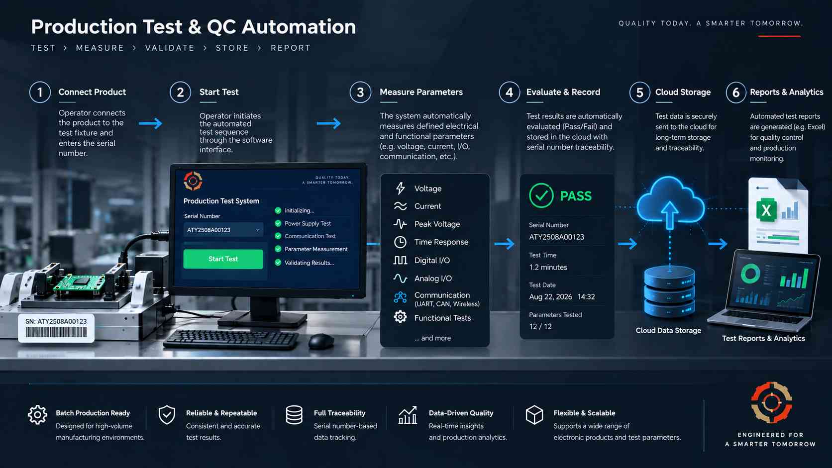 Production Test & QC Automation System