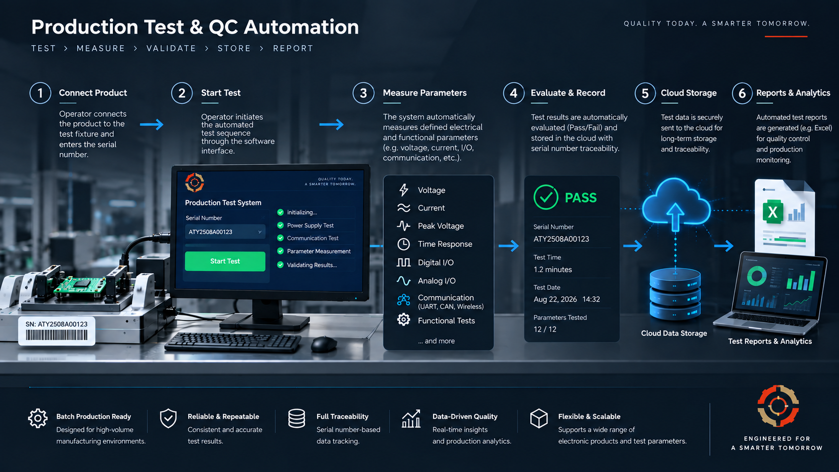 Production Test & QC Automation System